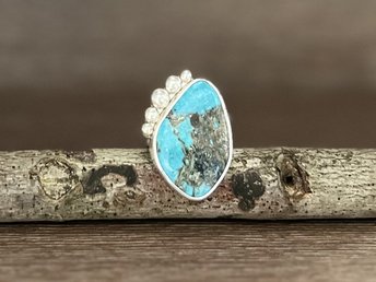 Turquoise Bubble Ring Size 7