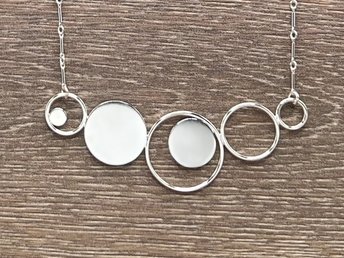 Asymmetrical Circles 3 Necklace