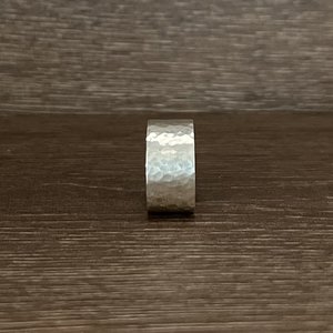 Sterling Silver Dimpled Cigar Band