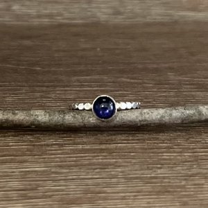 Iolite Stacking Ring Size 8.25