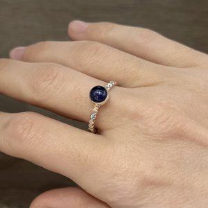 Iolite Stacking Ring Size 8.25