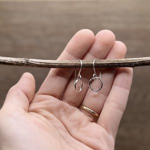 Small Open Circles Earrings