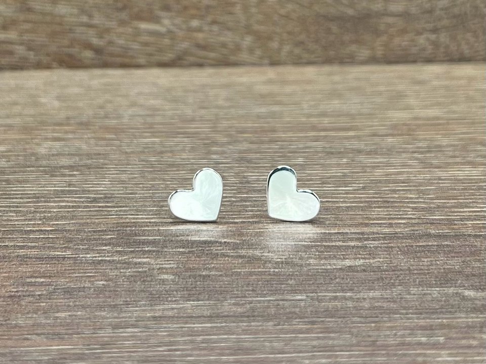 Large Heart Studs