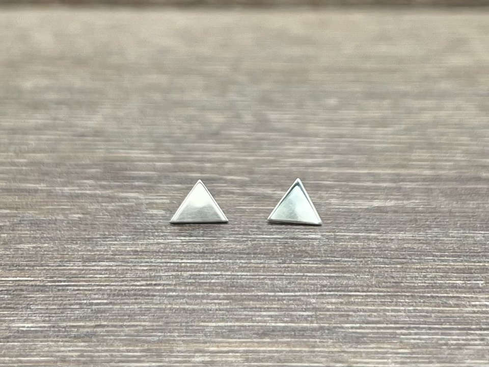 Large Triangle Studs