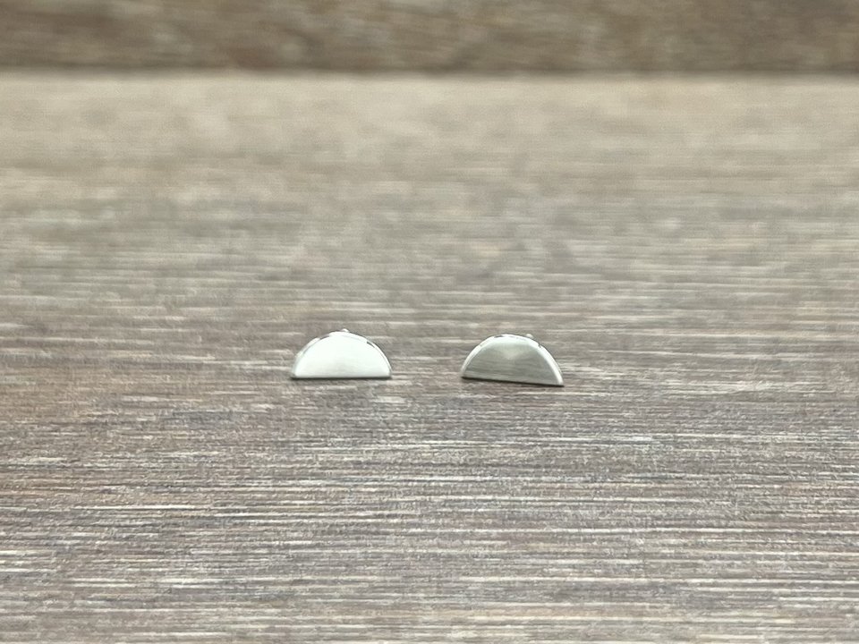 Small Semicircle Studs