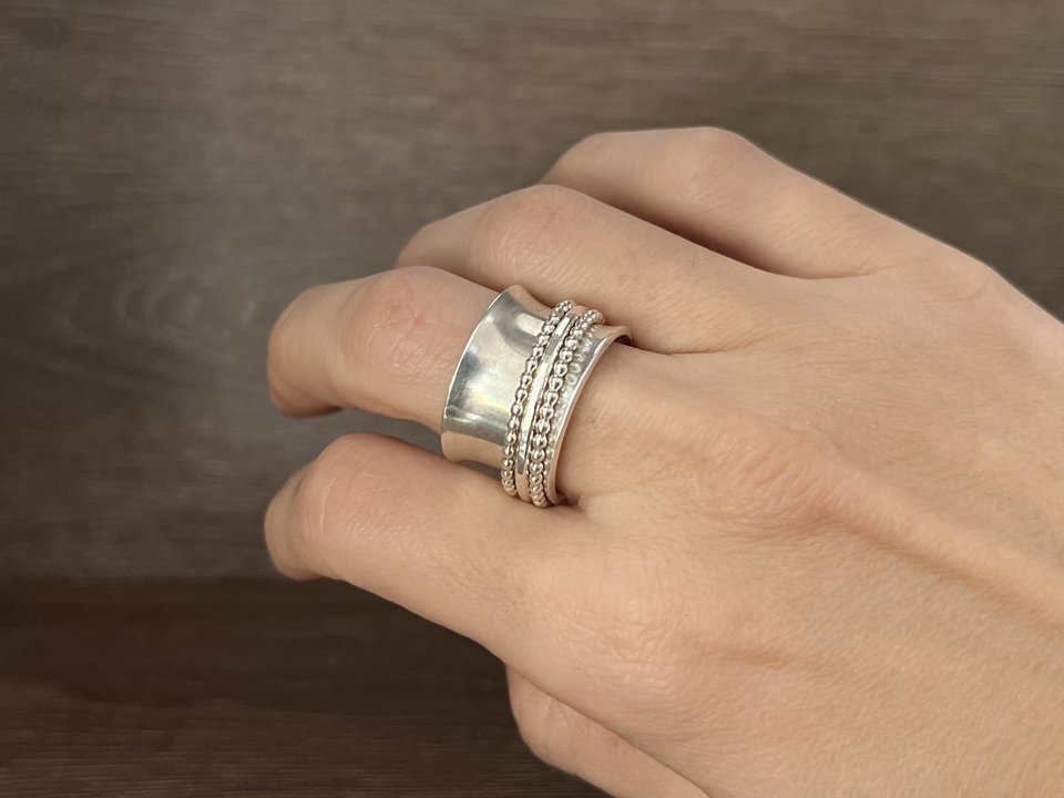 3 Ring Spinner Ring