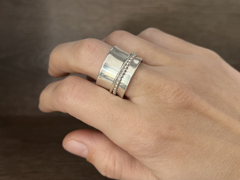 2 Ring Spinner Ring