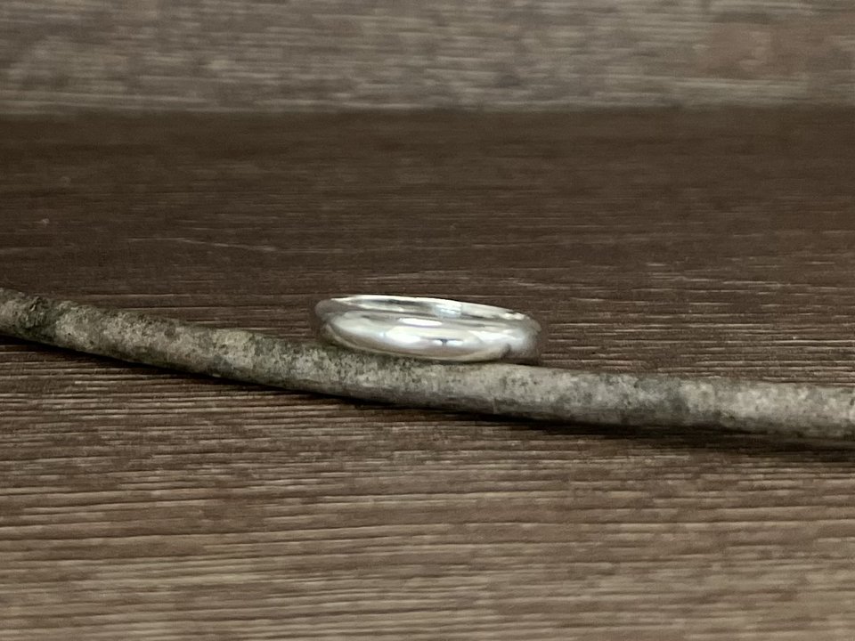 Low Dome Wedding Ring