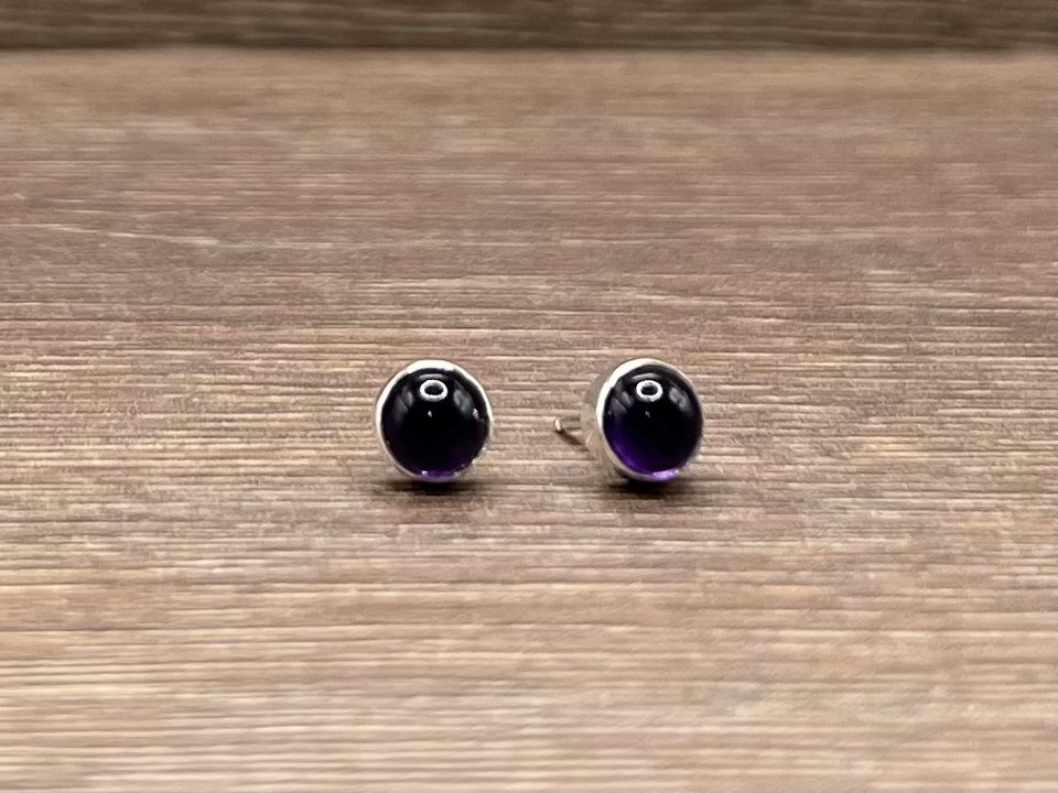 Amethyst Studs