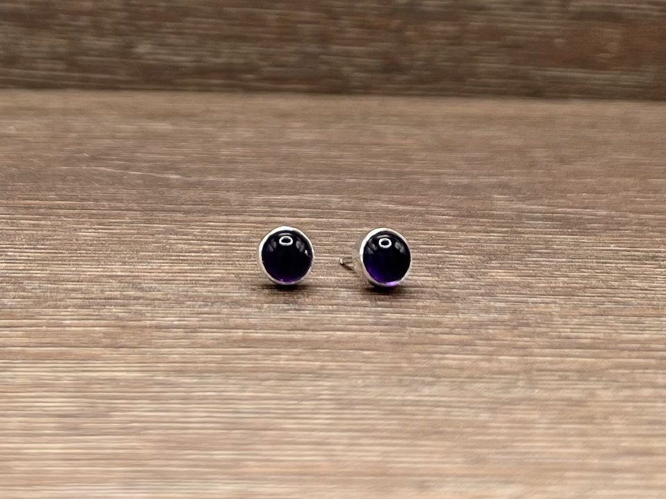 Amethyst Studs