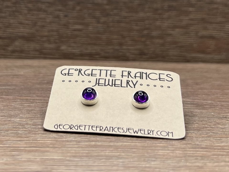 Amethyst Studs