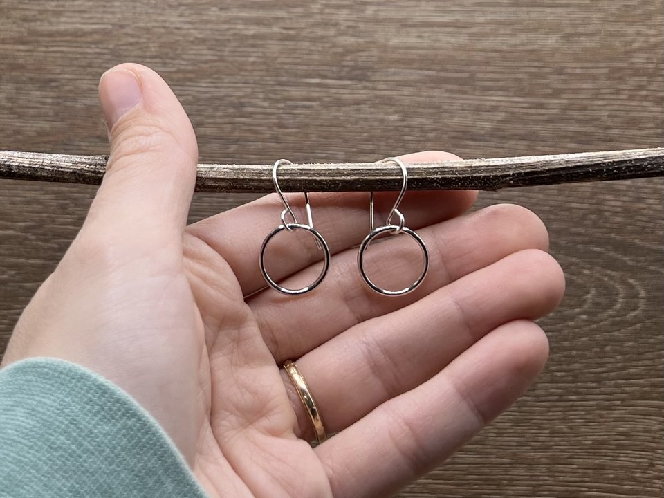 Big Open Circles Earrings