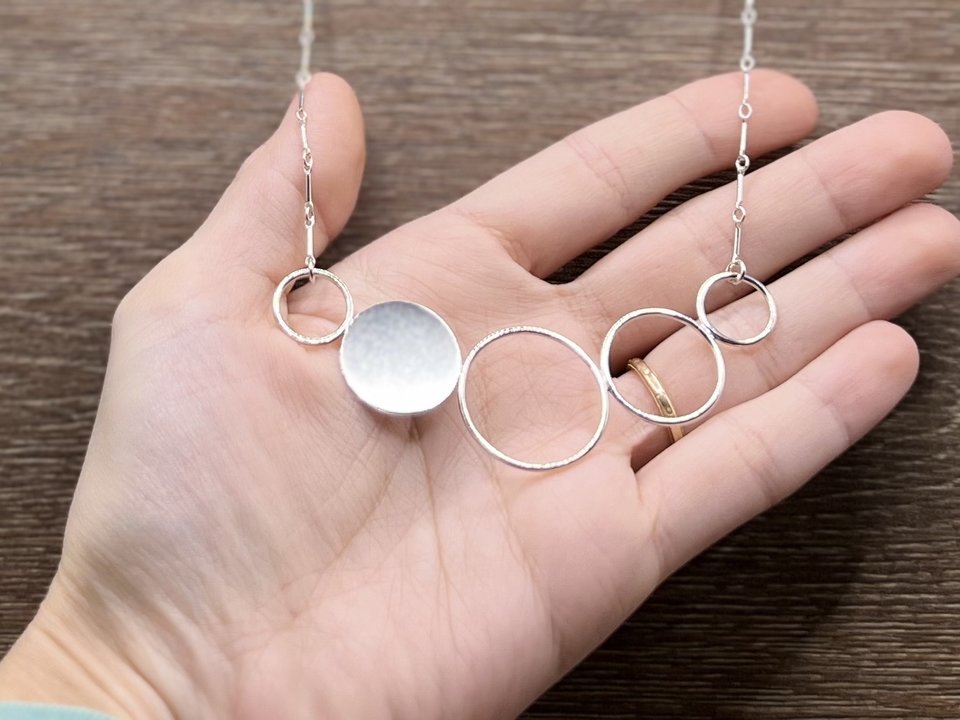 Symmetrical Circles 1 Necklace
