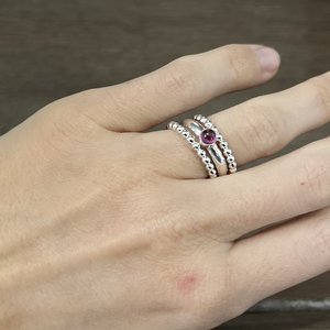 Rhodonite Ring Size 6.25